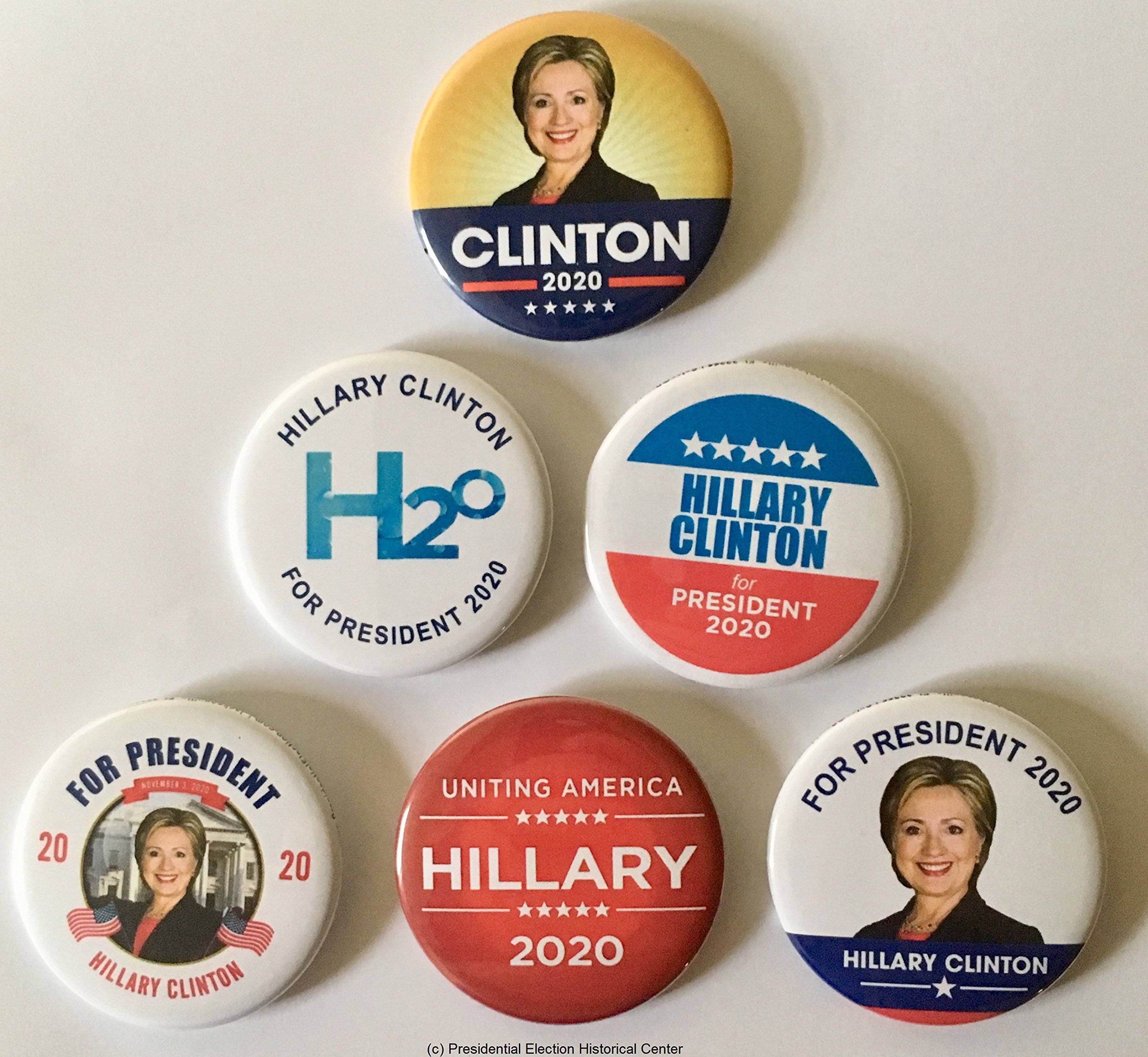 Amazon.com: Hillary Clinton for President 2020 Set of 6 Campaign